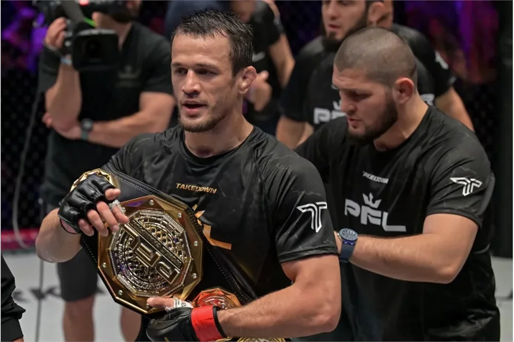 Odejde konečně do UFC? Usman Nurmagomedov znovu úspěšně obhájil titul PFL